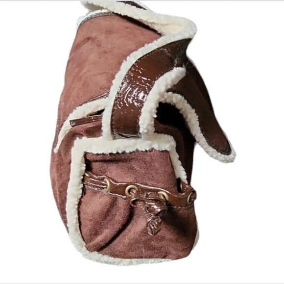 Bath & Body Works Suede and Sherpa Purse - Picture 5 of 7